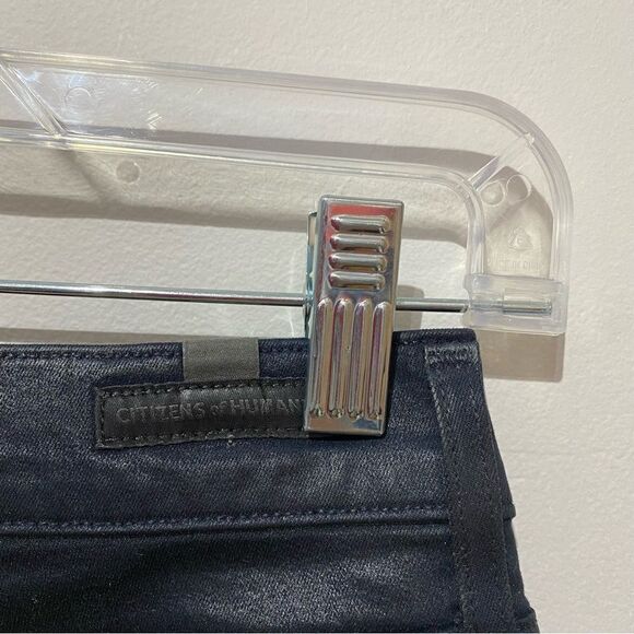 NWOT Citizens Of Humanity Olivia High Rise Slim Ankle Coated Jeans - Picture 9 of 10